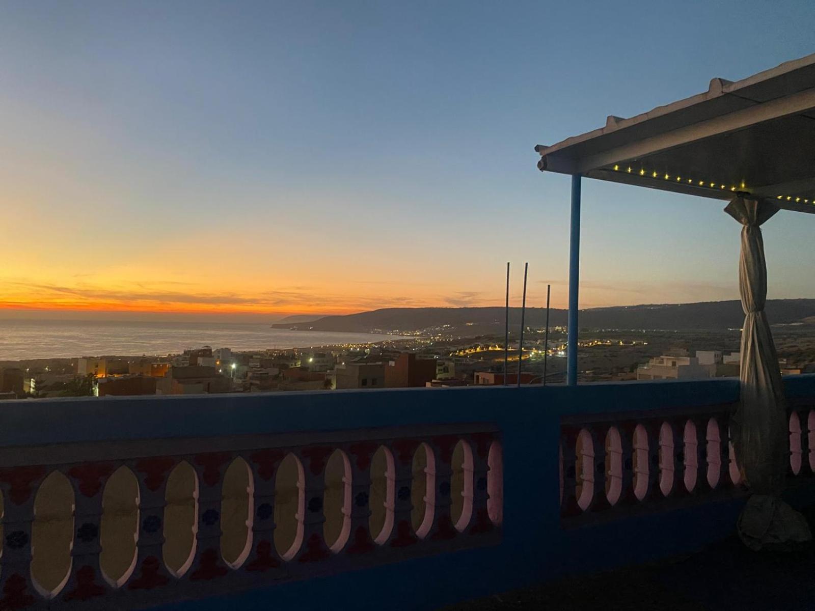 Family House With A Breathtaking Terrace View Villa Agadir Bagian luar foto